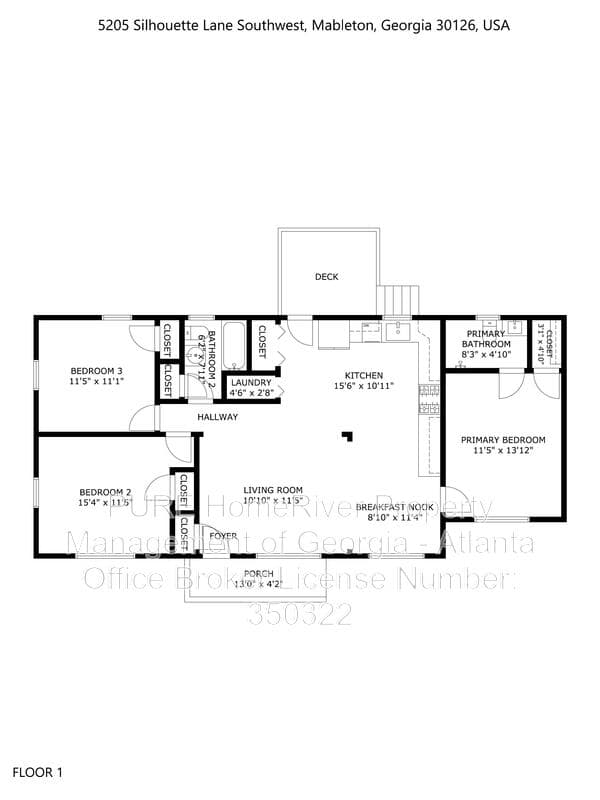 Mableton House: 5205 Silhouette Ln SW