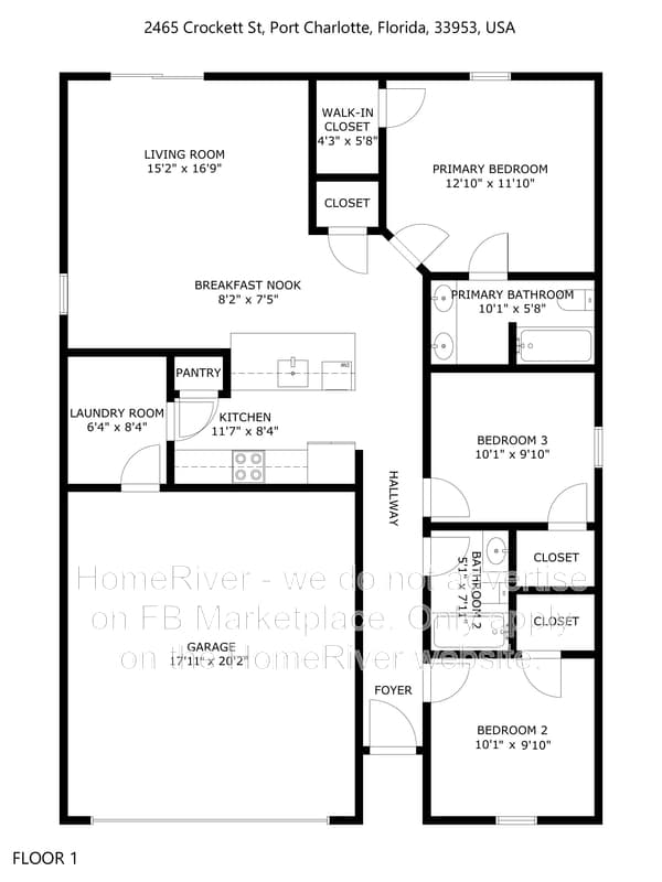 Port Charlotte House: 2465 Crockett St