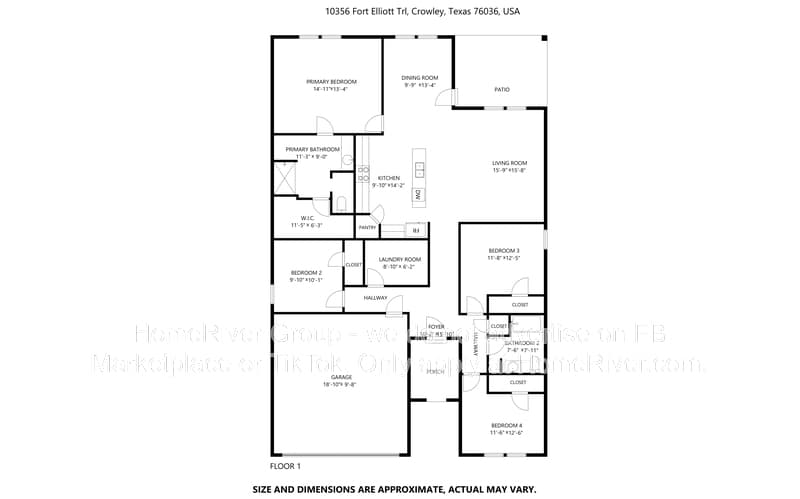 Crowley House: 10356 Fort Elliott Trl