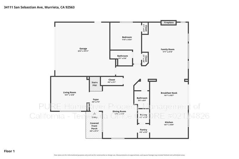 Murrieta House: 34111 San Sebastian Ave