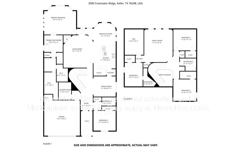 Keller House: 3000 Crestwater Rdg