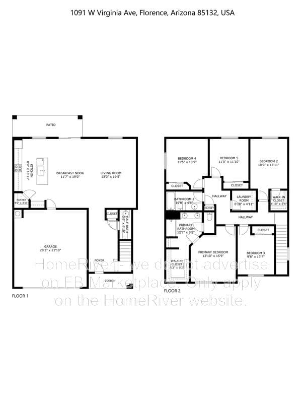 Florence House: 1091 W West Virginia Ave