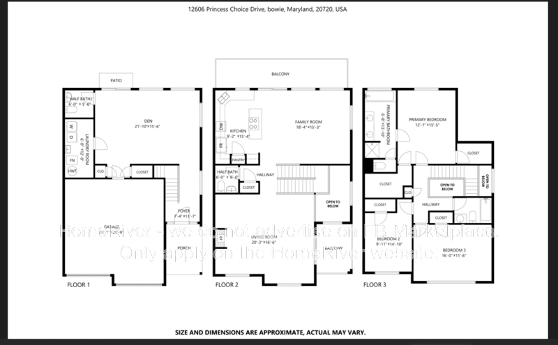 Bowie Condo: 12606 Princes Choice Dr
