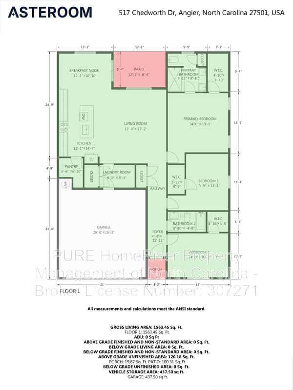 Angier House: 517 Chedworth Dr