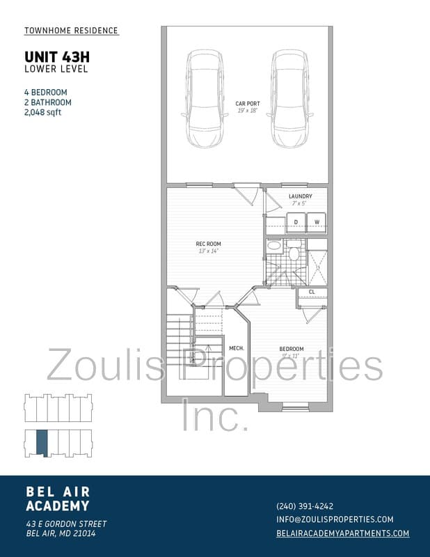 Bel Air Condo: 43H East Gordon St
