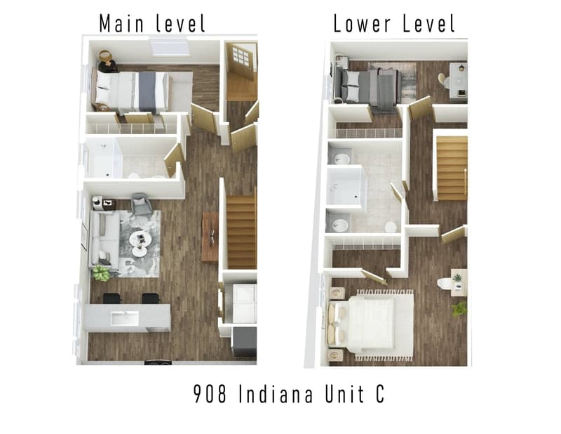 Lawrence Condo: 908 Indiana Street - C