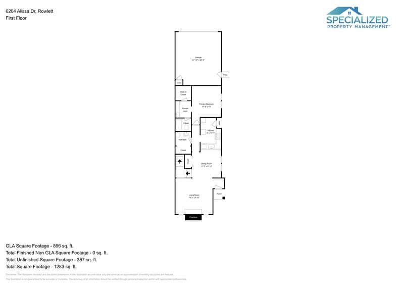 Rowlett House: 6204 Alissa Dr