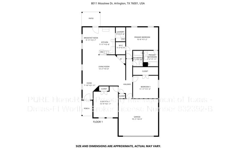 Arlington House: 8011 Mosstree Dr