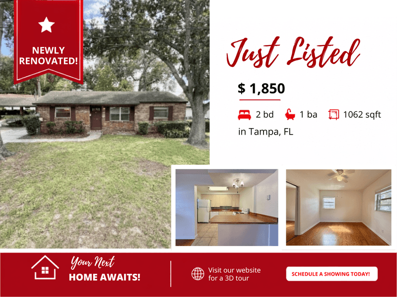 Tampa House: 1502 West Country Club Drive