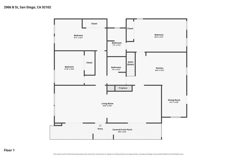 San Diego House: 2906 B St