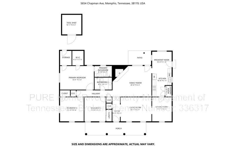 Memphis House: 5654 Chapman Ave