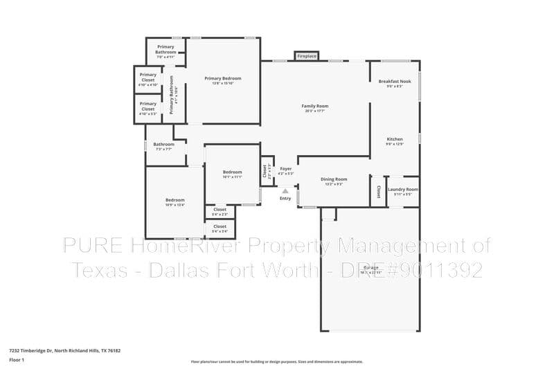 North Richland Hills House: 7232 Timberidge Drive