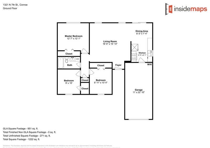 Conroe House: 1321 N 7th St