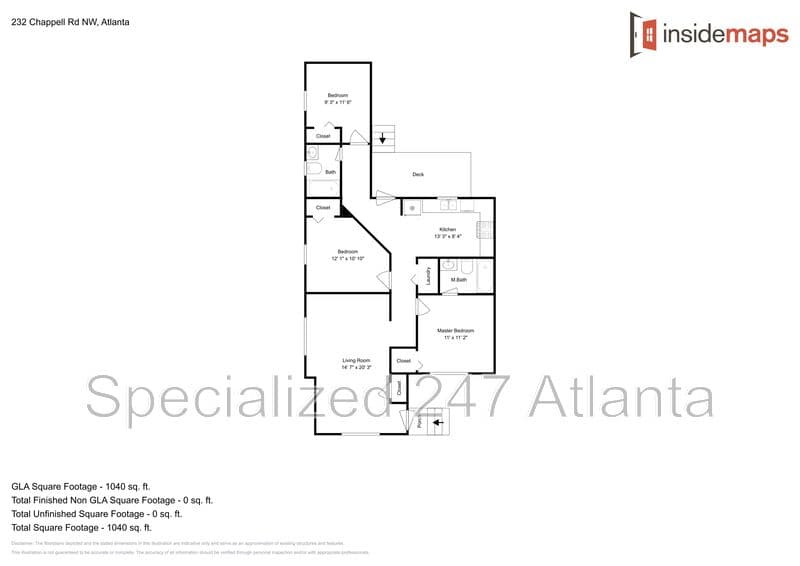 Atlanta House: 232 Chappell Rd NW