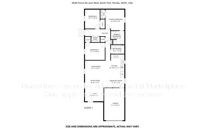 North Port House: 4038 Ponce De Leon Blvd