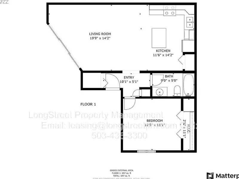 Portland Condo: 720 NW Naito Pkwy D22