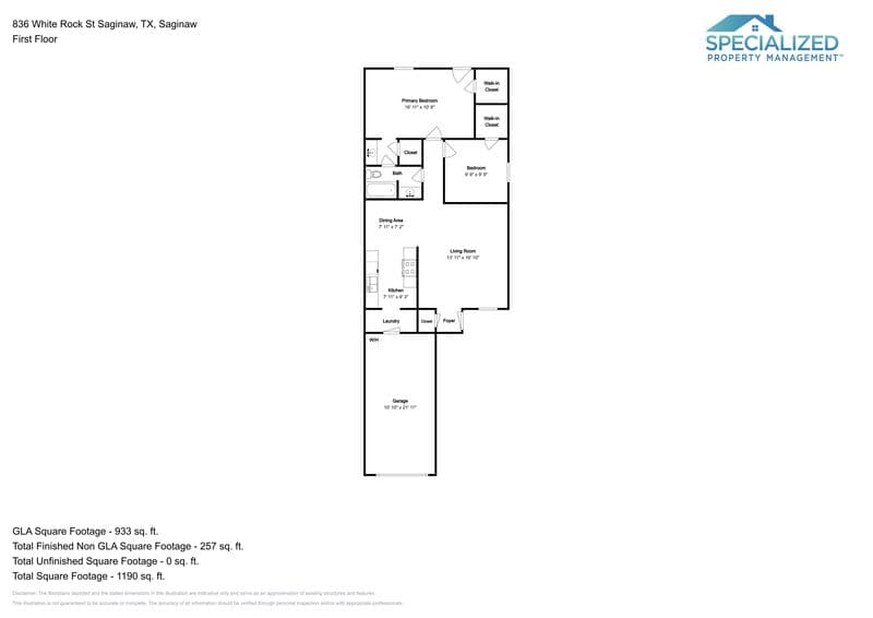 Saginaw Condo: 836 White Rock St