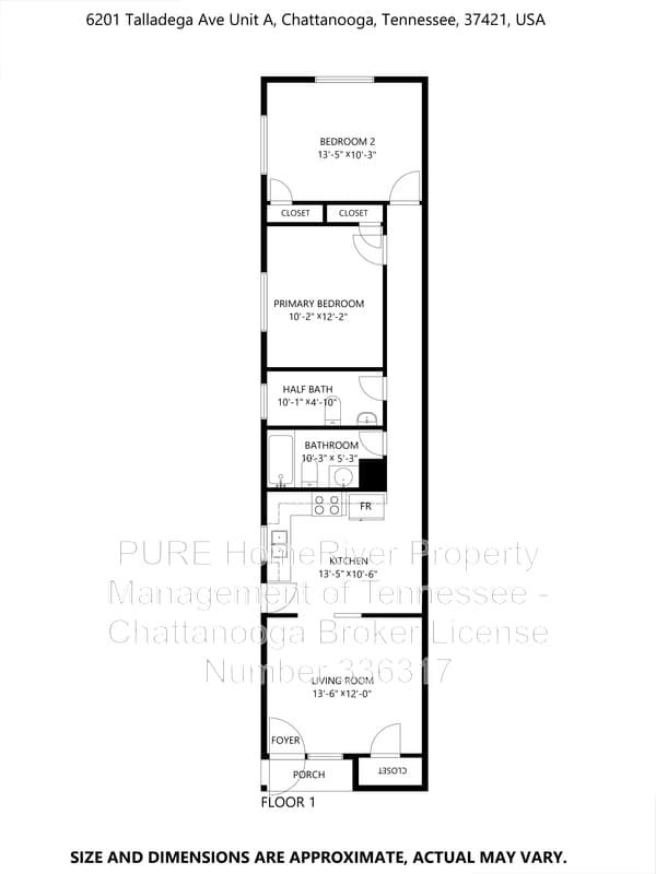 Chattanooga House: 6201 Talladega Ave