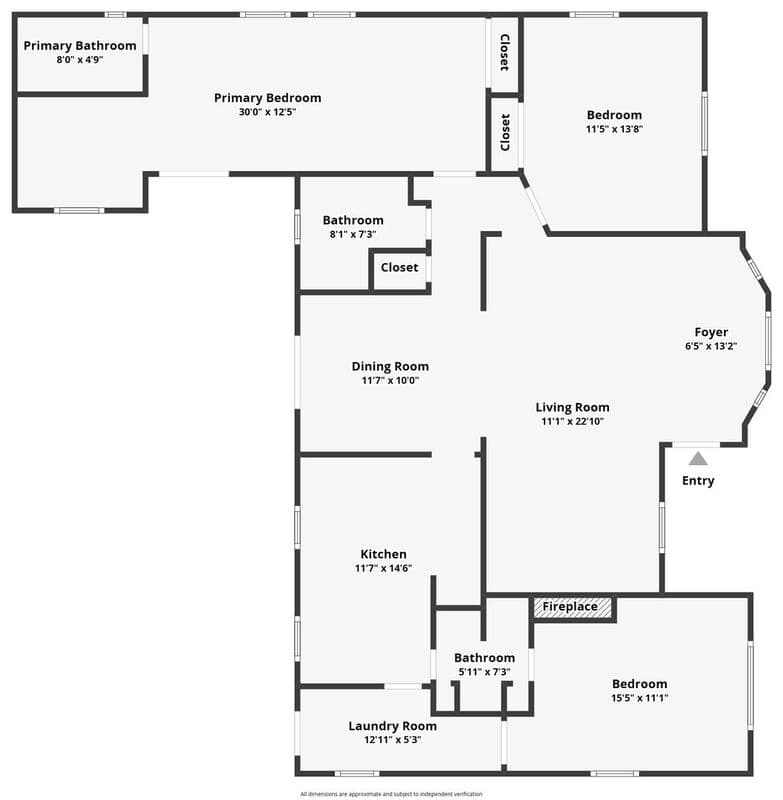 La Mesa House: 7340 W Point Ave