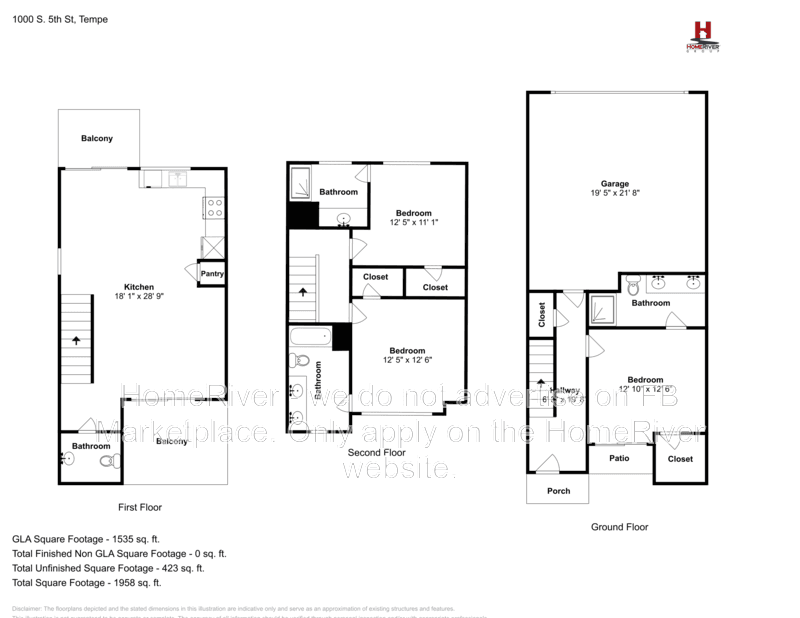 Tempe Townhome: 1000 W 5th St