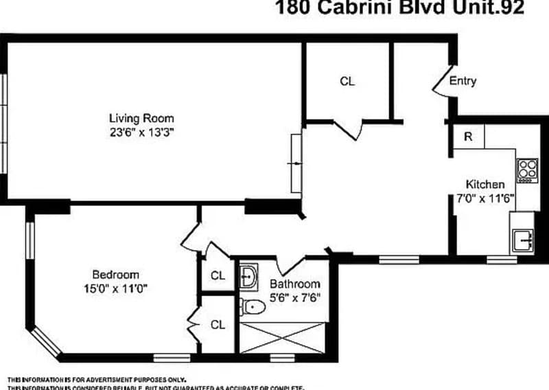 Manhattan Condo: 180 Cabrini Blvd