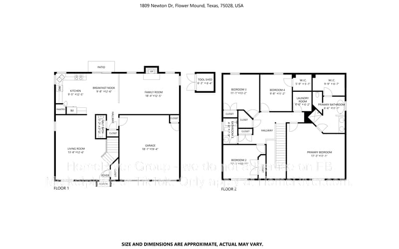 Flower Mound House: 1809 Newton Dr