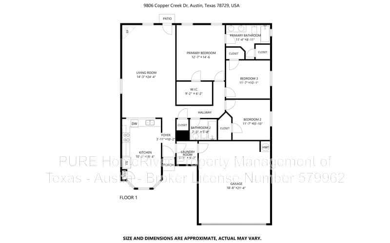 Austin House: 9806 Copper Creek Dr