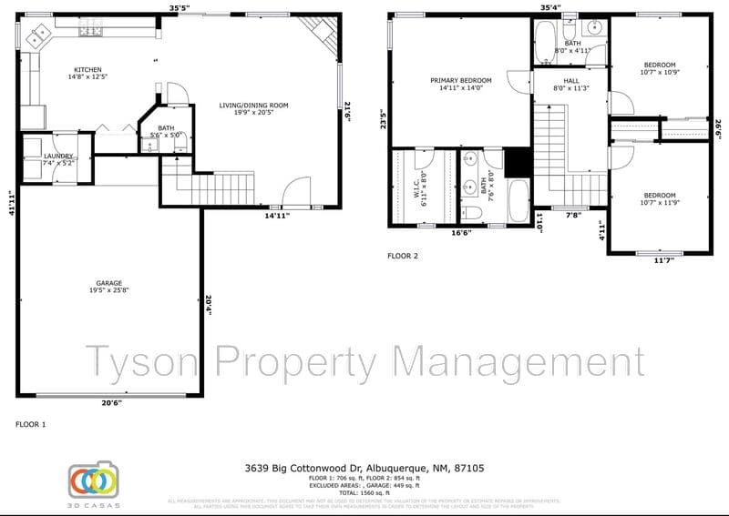 Albuquerque House: 3639 Big Cottonwood CT SW