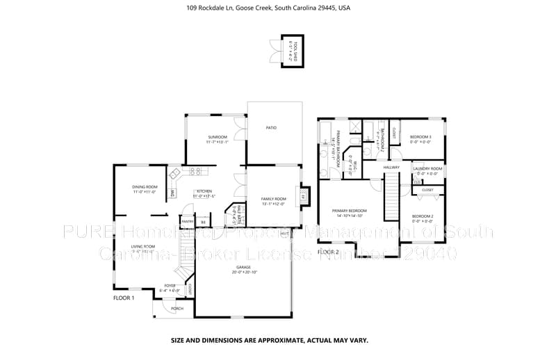 Goose Creek House: 109 Rockdale Ln
