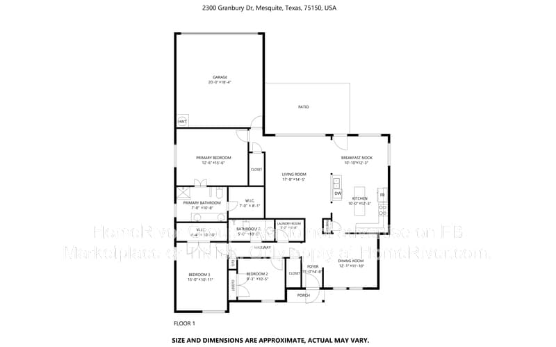 Mesquite House: 2300 Granbury Dr