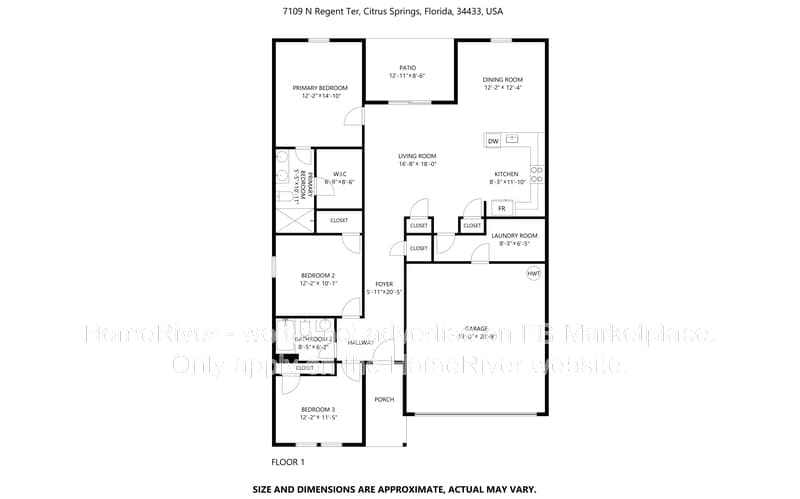 Citrus Springs House: 7109 N Regent Ter