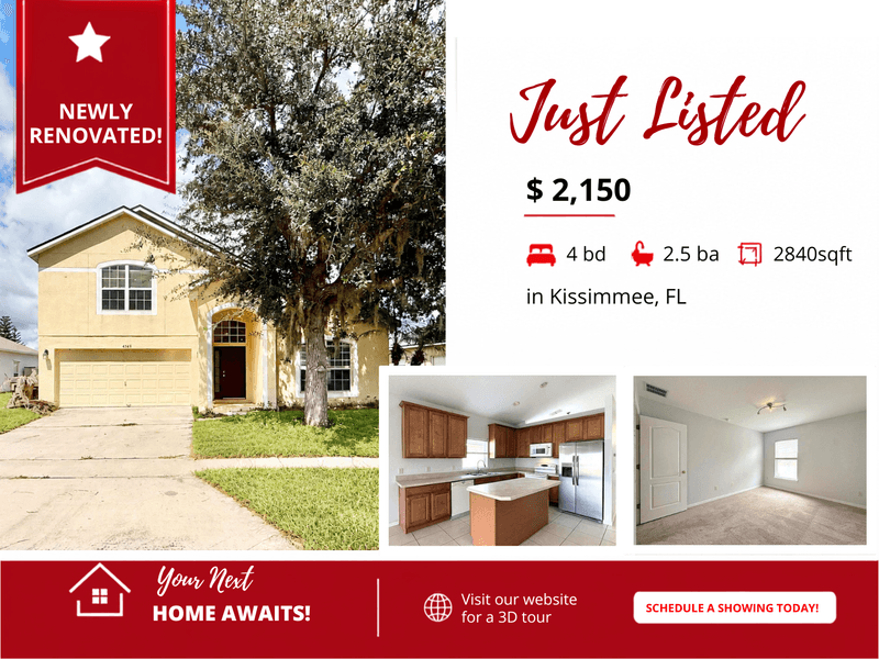 Kissimmee House: 4369 Spring Blossom Drive