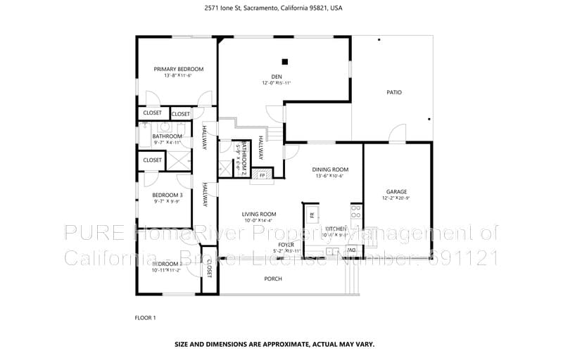 Sacramento House: 2571 Ione St