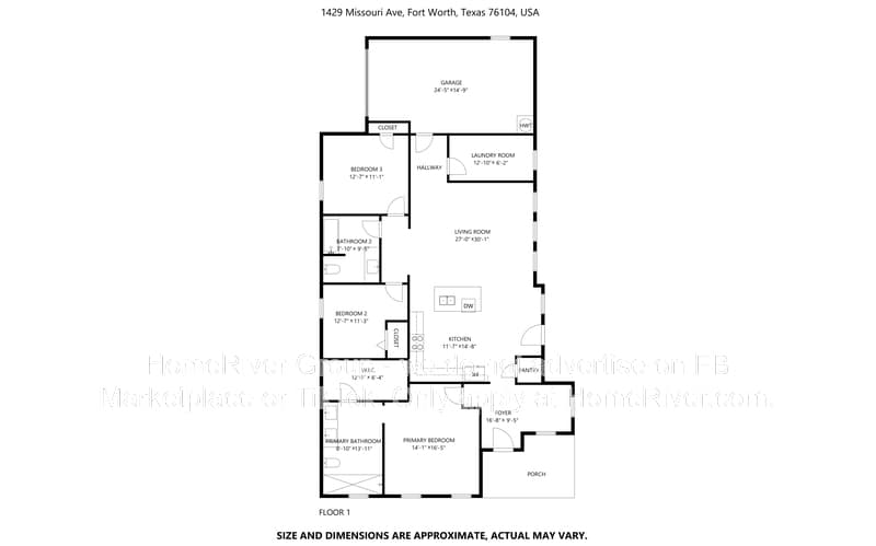 Fort Worth House: 1429 Missouri Ave