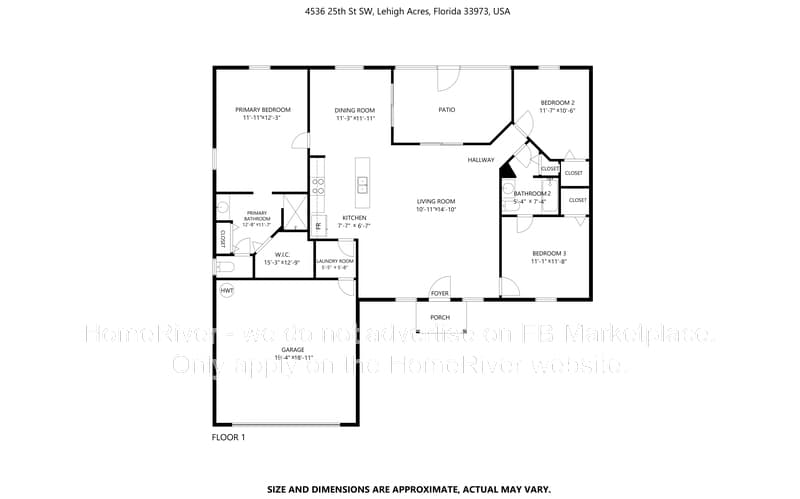 Lehigh Acres House: 4536 25th St SW