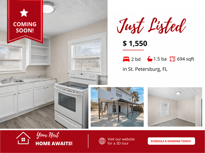 St. Petersburg Condo: 935 Union Street South - Rear Lower