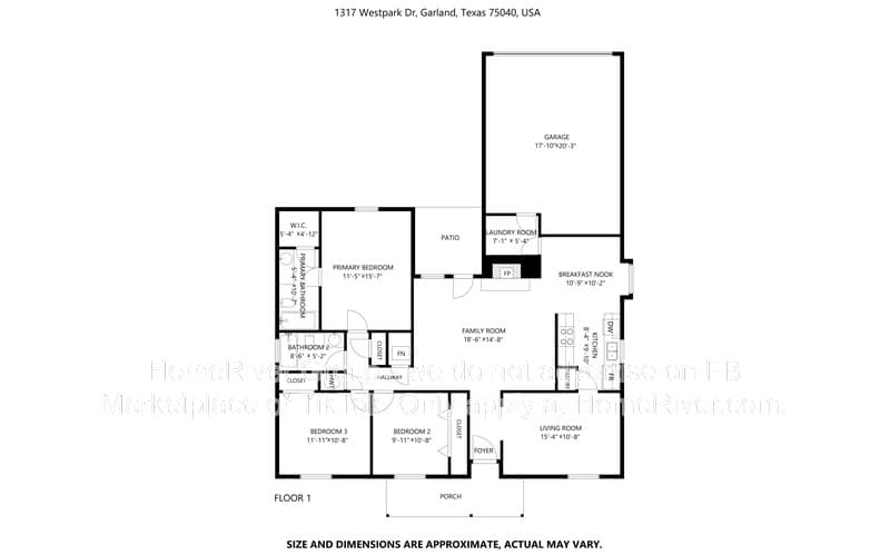 Garland House: 1317 Westpark Dr