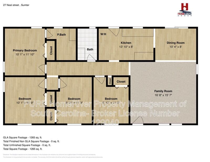 Sumter House: 27 Neal St