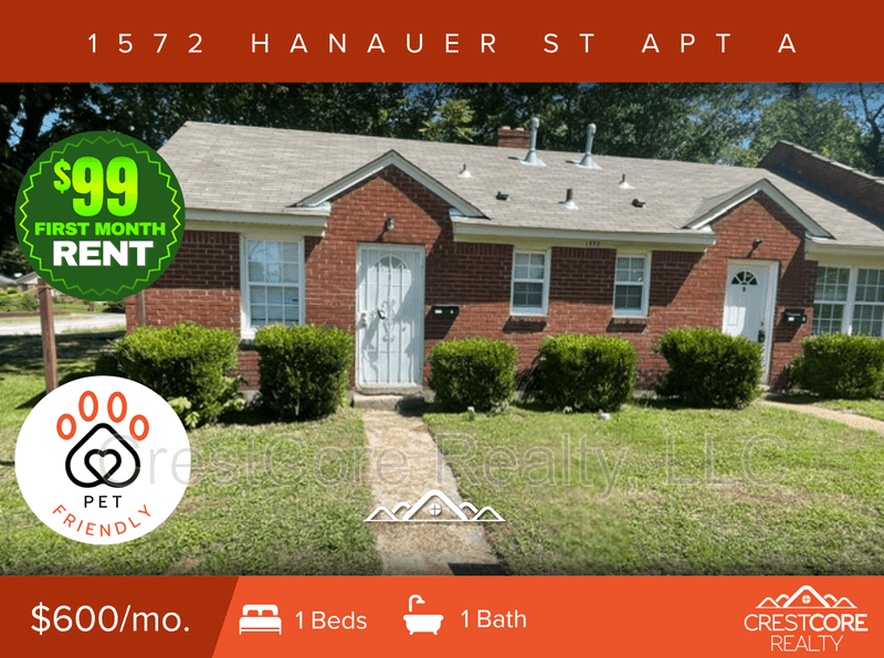 Memphis Condo: 1572 Hanauer St