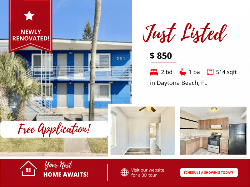 Daytona Beach Condo: 551 North Ridgewood Avenue - 3