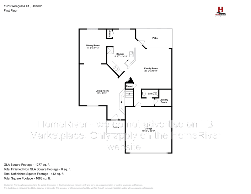 Orlando House: 1928 Wiregrass Ct