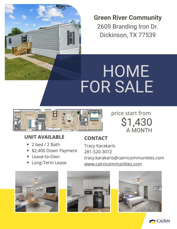 Dickinson House: 2609 Branding Iron Dr,