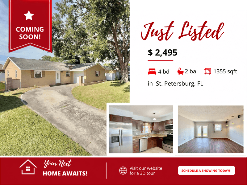 St. Petersburg House: 6943 Buhrley Terrace North