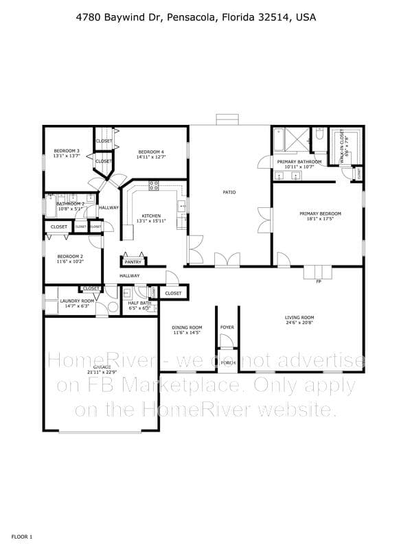 Pensacola House: 4780 Baywind Dr