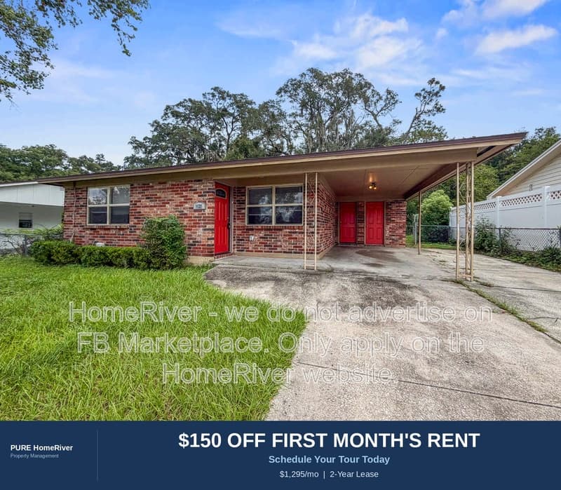 Jacksonville House: 9525 Spottswood Rd