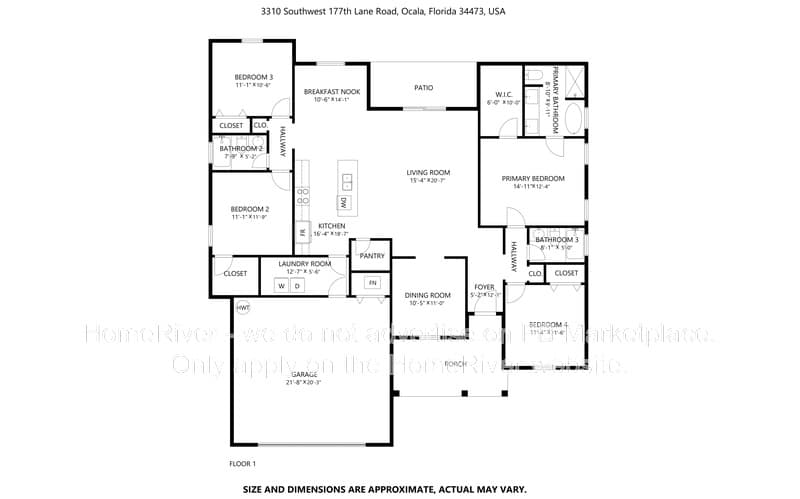 Ocala House: 3310 SW 177th Lane Rd