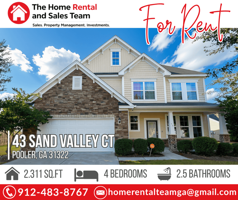 Pooler House: 43 Sand Valley Ct
