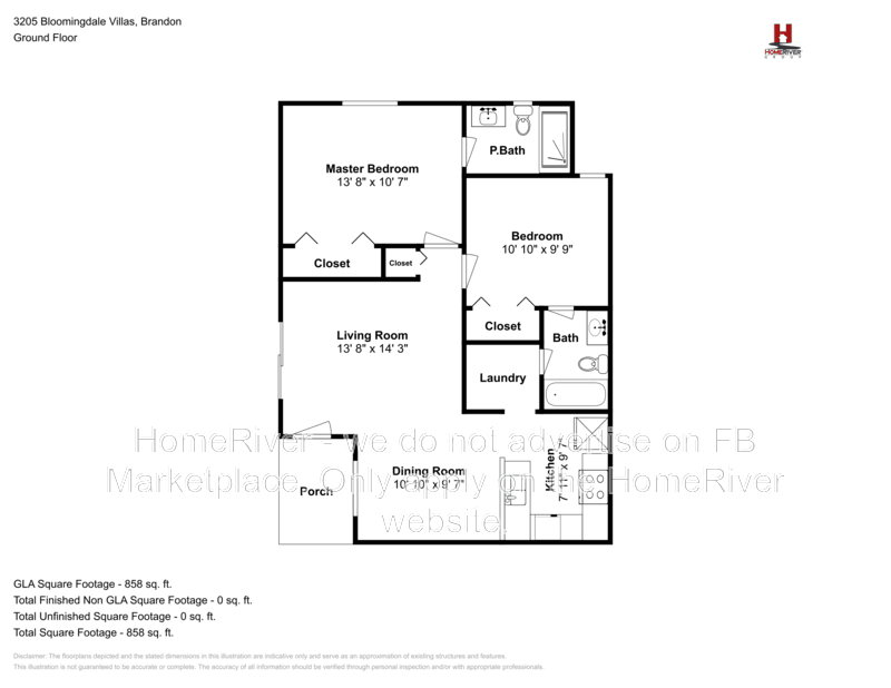 Brandon House: 3205 Bloomingdale Villas Ct