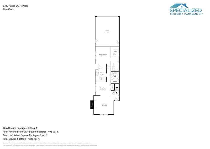 Rowlett House: 6312 Alissa Dr