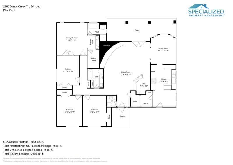 Edmond House: 2200 Sandy Creek Trl